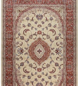 Высокоплотный ковер Royal Esfahan 2222A Cream-Rose